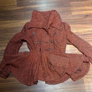 Free People brand. Black & red color. Size S. Good condition